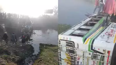 bus fall